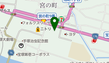 デンタルクリニック サンタクルス ザ タカラヅカの地図画像