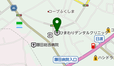 ひまわりデンタルクリニックの地図画像