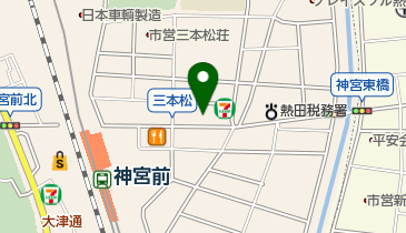 あつたの森歯科クリニックの地図画像