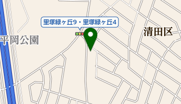 緑ヶ丘かも歯科の地図画像
