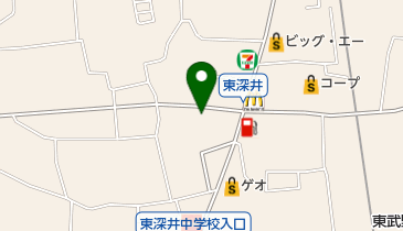 東深井デンタルクリニックの地図画像