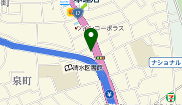 塩高歯科医院の地図画像
