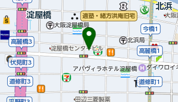 庄野歯科医院 北浜オフィスの地図画像