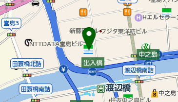 猪木歯科堂島診療所の地図画像