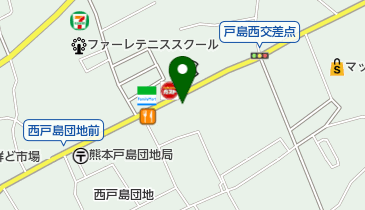 ホワイト歯科 戸島の地図画像