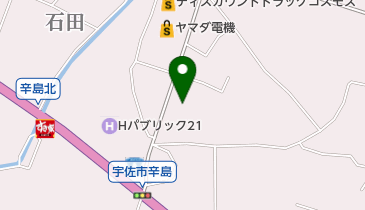 宇佐矯正歯科クリニックの地図画像