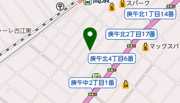こうごファミリー歯科の地図画像