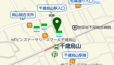 烏山駅前デンタルクリニックの地図画像