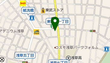 あさくさ歯科の地図画像