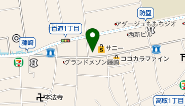 くすのき歯科医院の地図画像