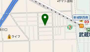 ねがみ歯科医院の地図画像