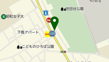 デンタルオフィス世田谷公園の地図画像