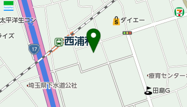 西浦和クリニックプラザ歯科の地図画像