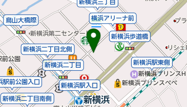 アークデンタルクリニック新横浜の地図画像