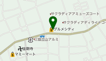 サクラディアデンタルクリニックの地図画像