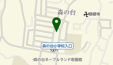 野村歯科クリニック森の台の地図画像