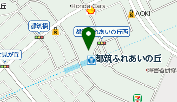 ふれあいの丘デンタルクリニック秋庭矯正歯科の地図画像