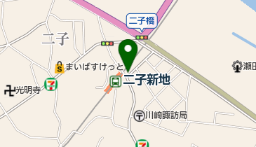 ふたこしんち駅歯科の地図画像