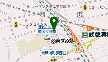 プラムシティ武蔵浦和歯科クリニックの地図画像