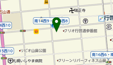 行啓通り歯科クリニックの地図画像