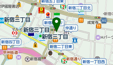 オーラルデザイナー新宿デンタルクリニックの地図画像