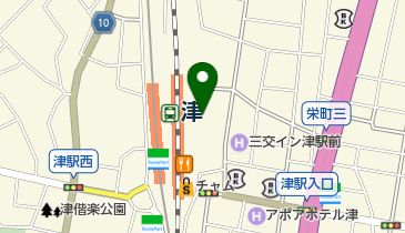 アスト津デンタルオフィスの地図画像