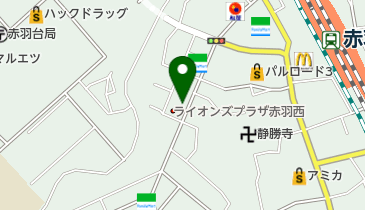 赤羽駅前矯正歯科の地図画像