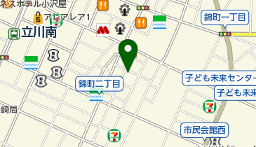 立川デンタルクリニックすずきの地図画像
