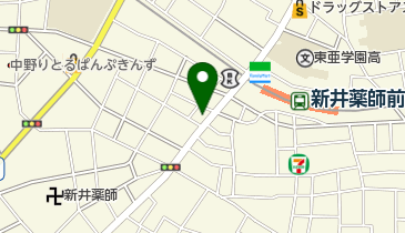 愛育歯科新井の地図画像