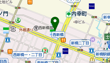 日比谷通りスクエア歯科クリニックの地図画像