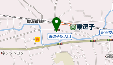 東逗子歯科医院の地図画像