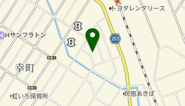 ふらの小児歯科矯正歯科の地図画像