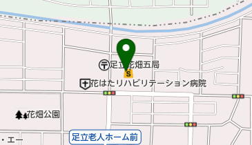 花畑団地歯科の地図画像