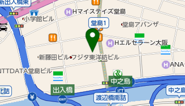 堂島デンタルクリニックの地図画像