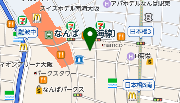 一栄デンタルクリニック難波診療所の地図画像