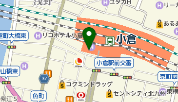 小倉駅デンタルクリニックの地図画像