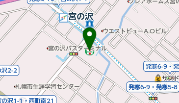 宮の沢駅前歯科クリニックの地図画像