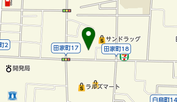 田家町きらら歯科クリニックの地図画像