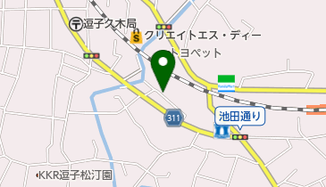 ファミリーデンタルクリニックこまつの地図画像