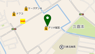 アリオ鷲宮歯科の地図画像