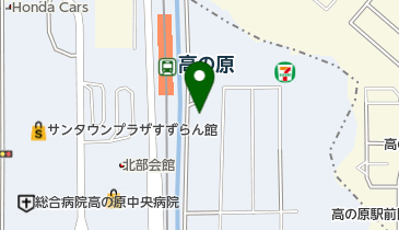 高の原駅前なかお歯科医院の地図画像