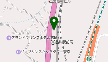 カームデンタルクリニック高輪の地図画像