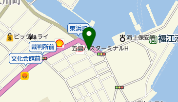 福江みなと歯科医院の地図画像