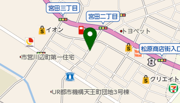 みねぎし歯科の地図画像