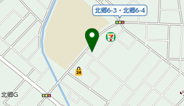 やまなか歯科クリニック北郷院の地図画像