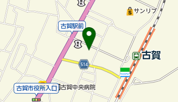 古賀天神歯科クリニック えがおこども歯科の地図画像