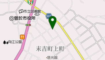 上町さくら歯科医院の地図画像