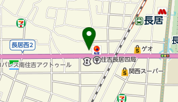 長居くぼた歯科医院の地図画像