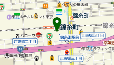 錦糸町駅ビル歯科クリニックの地図画像