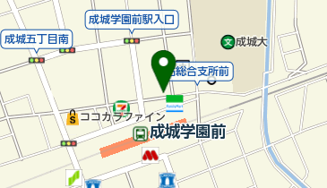 成城さくら歯科の地図画像